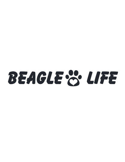 Custom Dog Life Decal - Personalized Pet Breed Decal for Windows, Cars, Cups and more