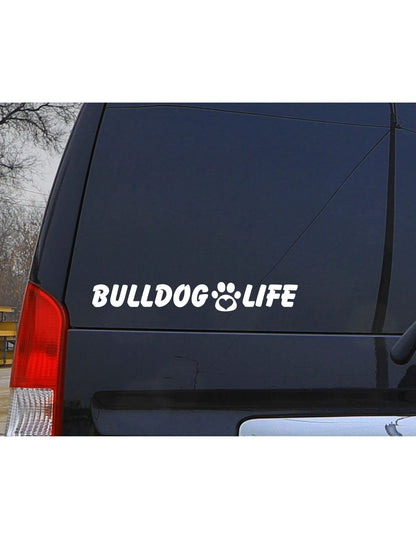 Custom Dog Life Decal - Personalized Pet Breed Decal for Windows, Cars, Cups and more