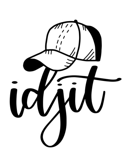 TV SHOW Supernatural  - Idjits - Bobby Singer Decal SPN Fan #SPNfamily Decal  Winchester Car decal Window Decal  | Vinyl Decal