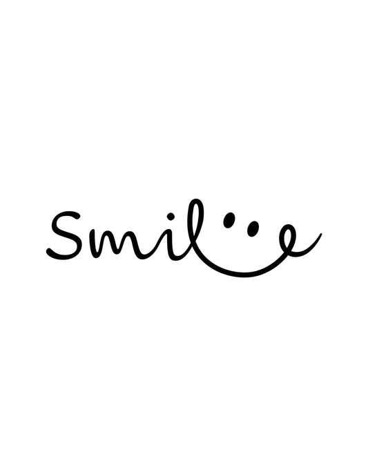 SMILE SMILEY Face Decal Car Window Decal | Happy Decal | Spread Happiness Decal Window Decal | Cup Decal