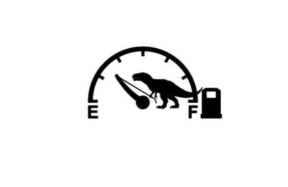 VINYL Decal | GAS Tank Decal | Empty Gas Tank Decal | Gas Gauge Decal | Vinyl Sticker | Fighting Gas Gauge Decal