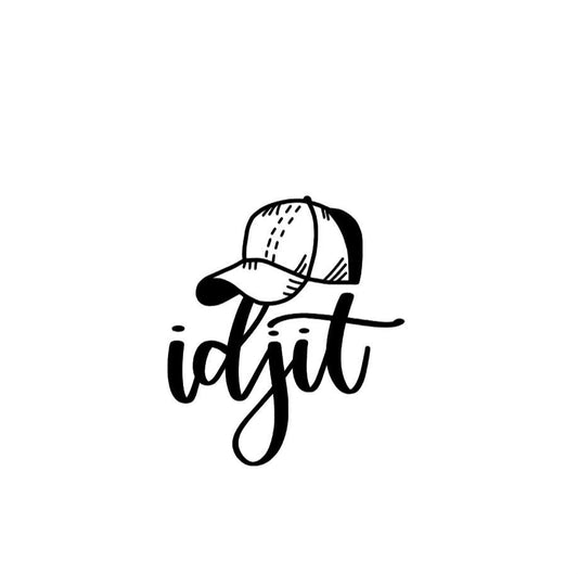 TV SHOW Supernatural  - Idjits - Bobby Singer Decal SPN Fan #SPNfamily Decal  Winchester Car decal Window Decal  | Vinyl Decal