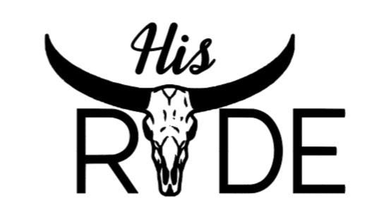 VINYL Car Decal | HIS or HERS Ride Car Decal | Her Ride w/Steer Skull Decal l |His Ride w/Steer Skull Decal | Vinyl Car Window Decal