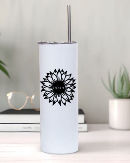 Vinyl Decal | MOM in Sunflower Decal | MOM Decal | Mother Gifts | Car Decal Window Decal | Cup Decal