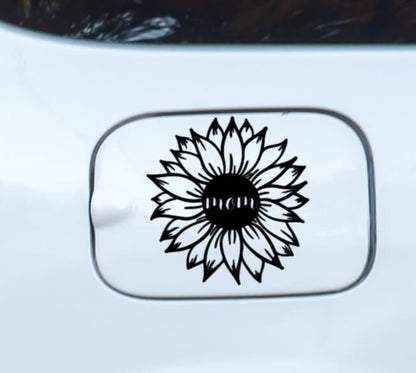 Vinyl Decal | MOM in Sunflower Decal | MOM Decal | Mother Gifts | Car Decal Window Decal | Cup Decal