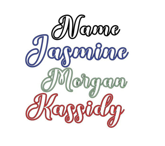 VINYL Decal | Outline Font Name Decal | Name Decal | Personalized Name Decal | Wedding Party gifts | Bride | Bridesmaid Gift | Cup Decal
