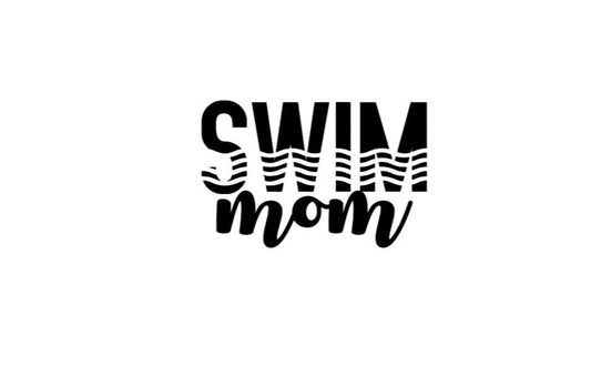 SWIM MOM Decal | SWIM Mom Vinyl Decal | High School Swim Team Mom Decal | Mother Gifts | Car Decal Window Decal