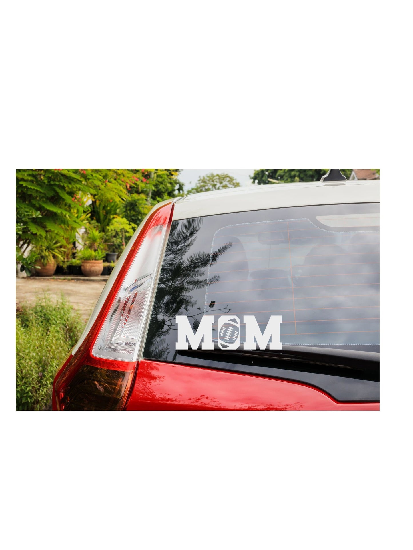 FOOTBALL MOM Decal | High School Football Mom Vinyl Decal | Sports MOM Decal | Mother Gifts | Car Decal Window Decal | Cup Decal