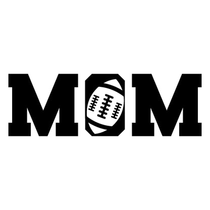 FOOTBALL MOM Decal | High School Football Mom Vinyl Decal | Sports MOM Decal | Mother Gifts | Car Decal Window Decal | Cup Decal