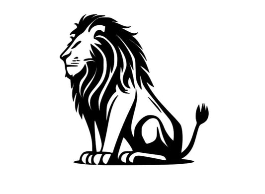 LION BODY PROFILE Decal | King of the Jungle Lion Decal | Animal Decal | Lion Full Body Vinyl Sticker | Vinyl Decal | Window Decal