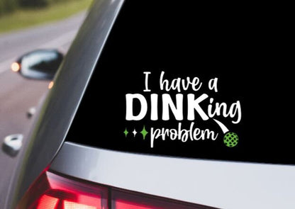 VINYL Decal | I Love PICKEBALL | Pickleball Decal |Love Pickleball Car Window Decal | Cup Computer Decal