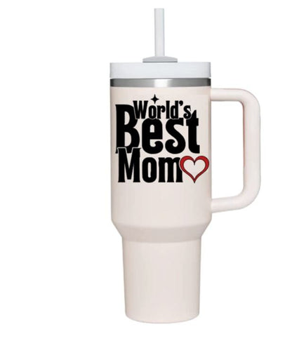 VINYL Decal |World's best Mom, Gigi, Mother, Grandma, Mommy, Grammy| Mother's day Gift | Birthday Gift | Customizable Decal | Car Decal