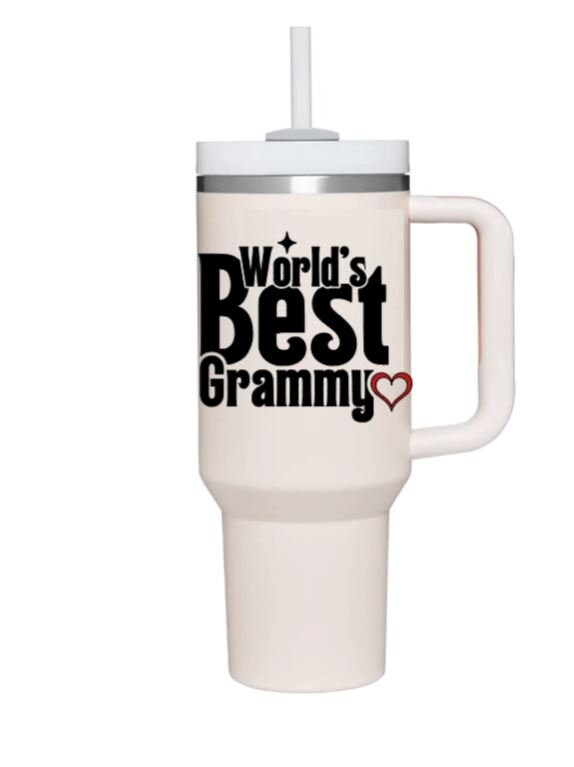 VINYL Decal |World's best Mom, Gigi, Mother, Grandma, Mommy, Grammy| Mother's day Gift | Birthday Gift | Customizable Decal | Car Decal