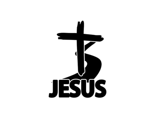 VINYL Decal | Pathway to Jesus | Jesus Decal | Faith Christian Decal |Easter Decal | Hope | Computer Car Window