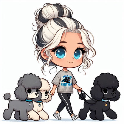 AI Generated Cartoon Profile Digital Download - profile pic - personalized profile image - Social Media Profile Picture