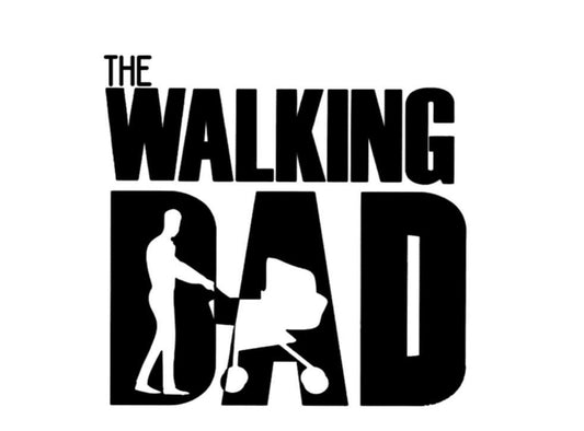 The Walking DAD Decal Walking Dead Dad Fan, Father's Day Gift, Gifts for him, Birthday TWD Decal Car Cups Window decal computer decal