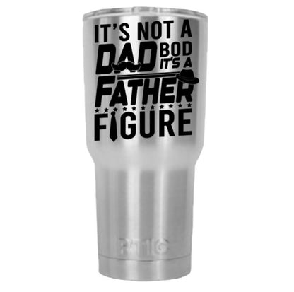 It's not a dad bod, it's a father figure Decal, Father's Day Gift, Gifts for him, Birthday Decal Car Cups Window decal computer decal