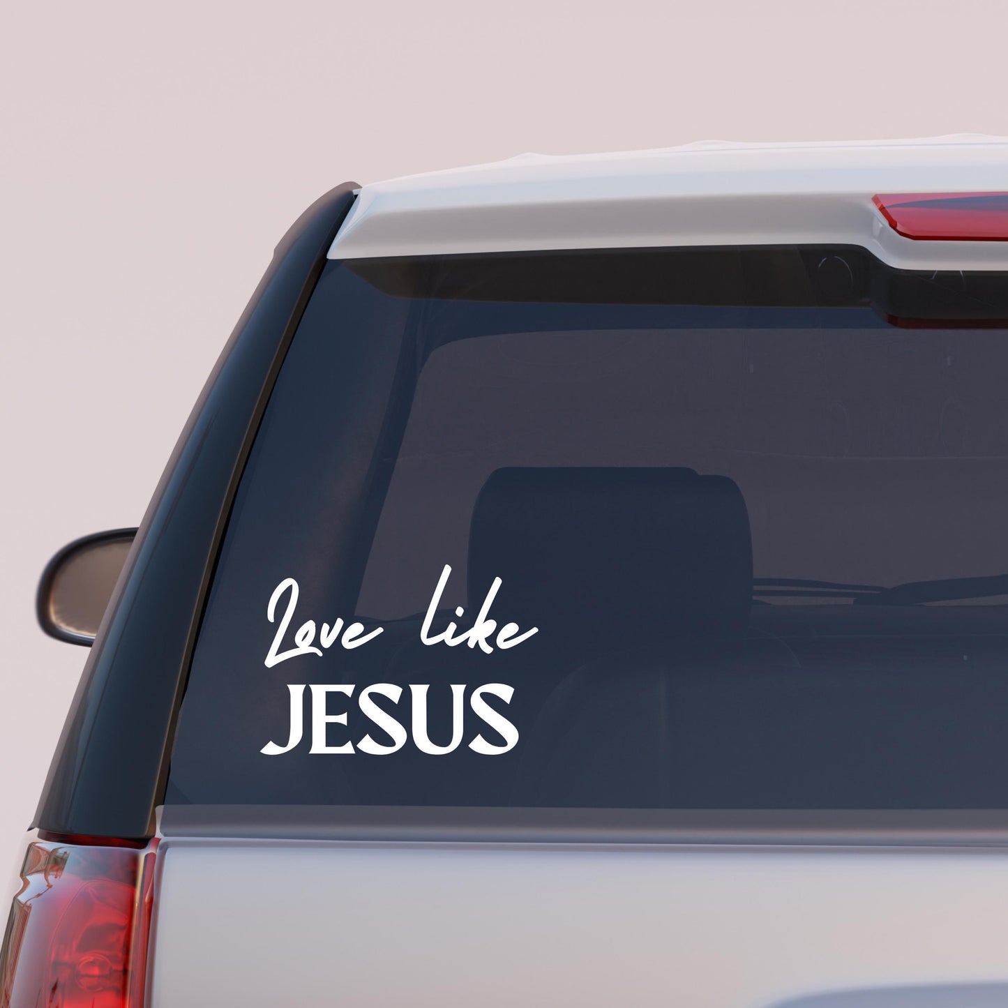 Love Like Jesus VINYL DECAL | Jesus Religious Decal | Christian Decal | God Jesus | Car Window, Coffee mug, Computer Decal