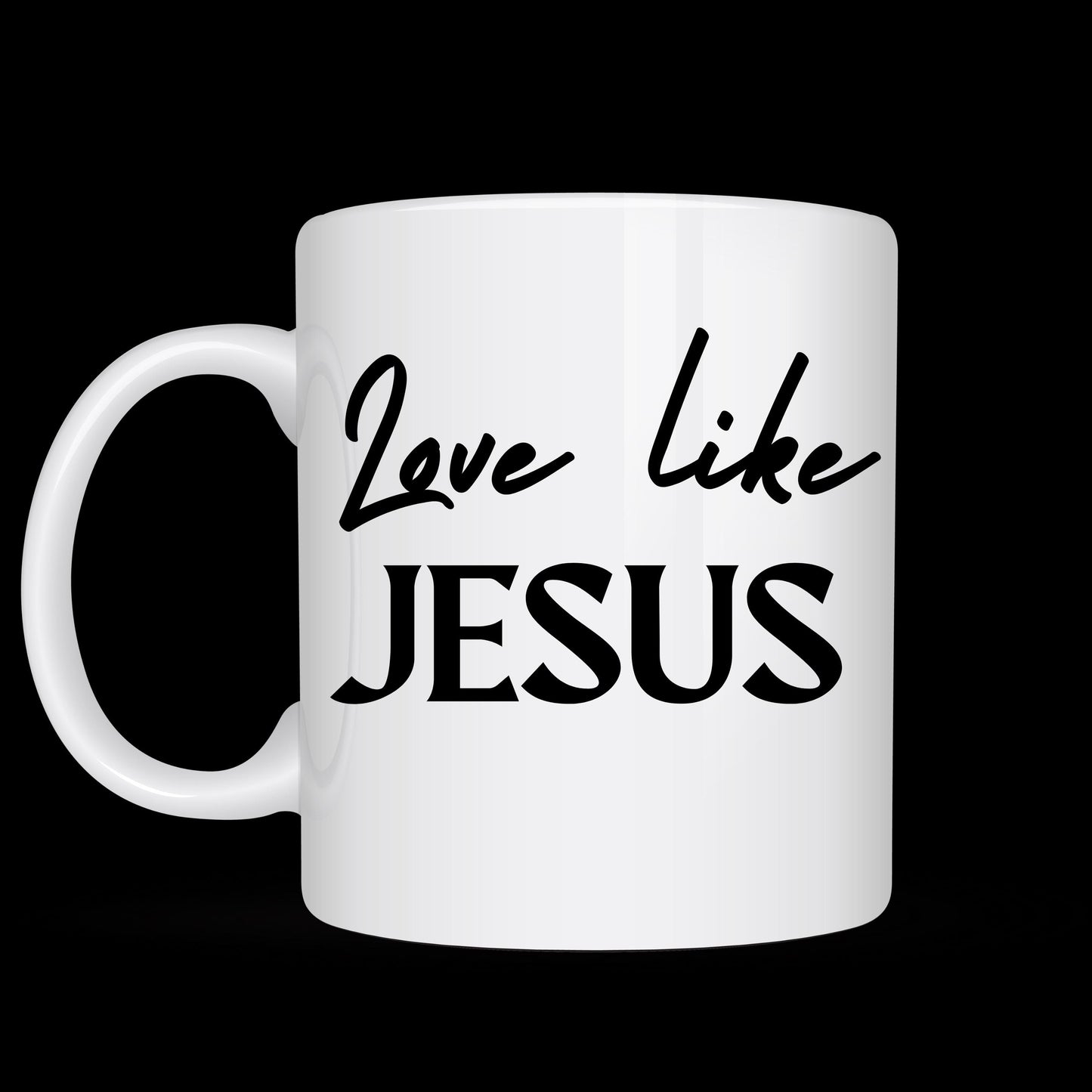 Love Like Jesus VINYL DECAL | Jesus Religious Decal | Christian Decal | God Jesus | Car Window, Coffee mug, Computer Decal