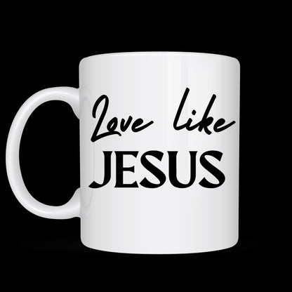 Love Like Jesus VINYL DECAL | Jesus Religious Decal | Christian Decal | God Jesus | Car Window, Coffee mug, Computer Decal