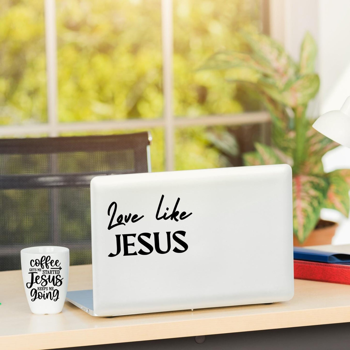 Love Like Jesus VINYL DECAL | Jesus Religious Decal | Christian Decal | God Jesus | Car Window, Coffee mug, Computer Decal