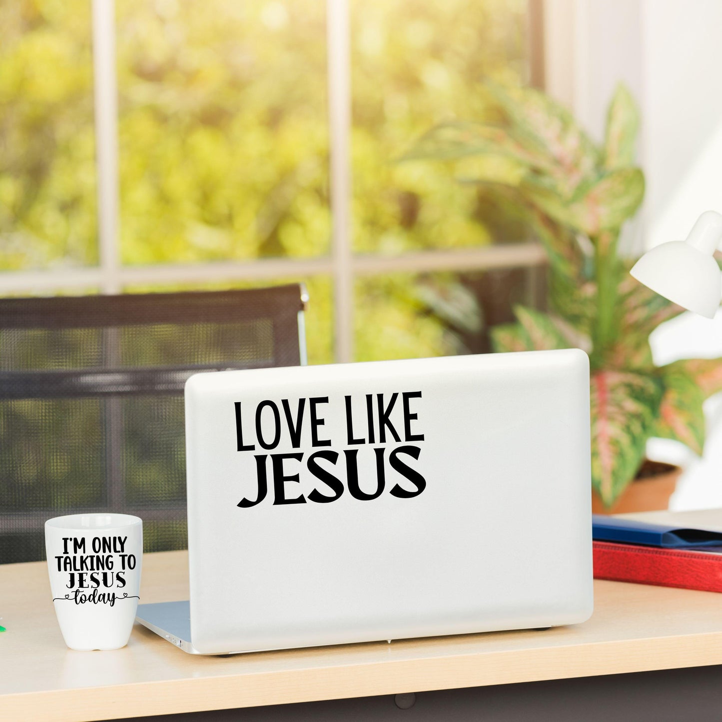 Love Like Jesus VINYL DECAL | Jesus Religious Decal | Christian Decal | God Jesus | Car Window, Coffee mug, Computer Decal
