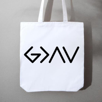 VINYL or HTV (Iron/Press on) Decal | God is Greater Than The Highs and The Lows (symbols)| Jesus Decal | Inspirational Faith Christian Decal