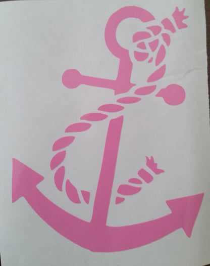 Anchor Rope Vinyl Decal - Nautical-Themed Sticker for Cars, Boats, and More