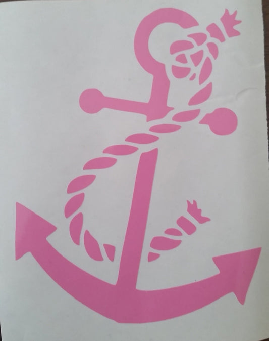 Anchor Rope Vinyl Decal - Nautical-Themed Sticker for Cars, Boats, and More